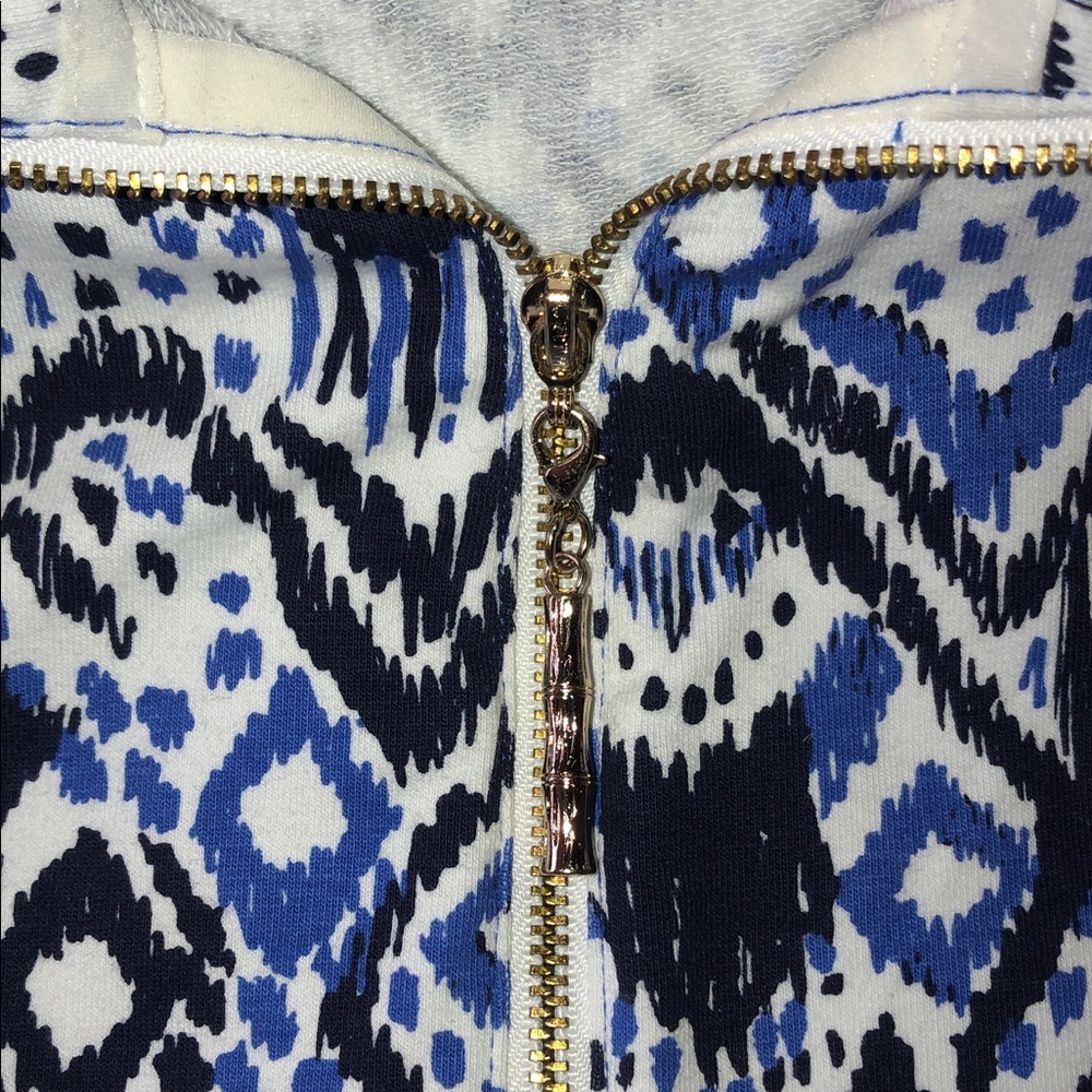 Lilly Pulitzer Oh My Cod Beckon Blue Skipper Dress Women’s Size Large - Picture 6 of 13